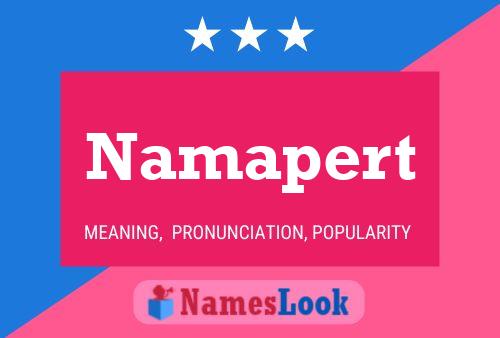 Namapert Name Poster