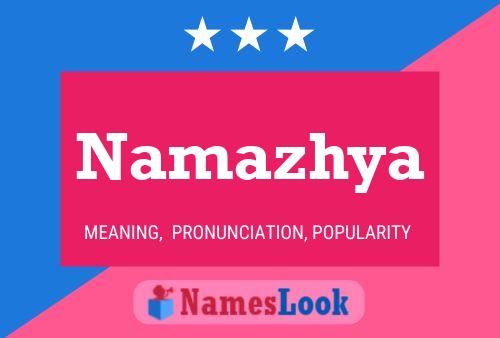 Namazhya Name Poster