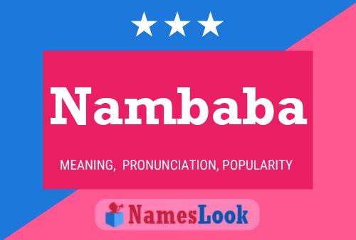 Nambaba Name Poster