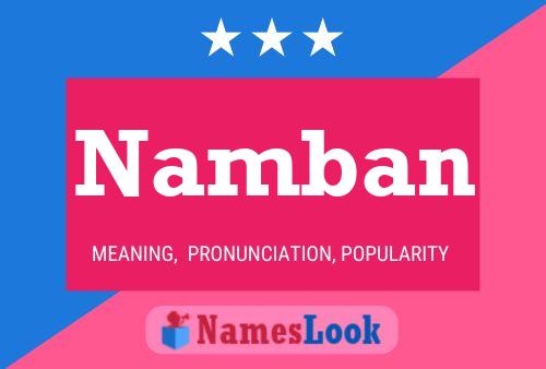 Namban Name Poster