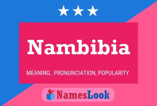 Nambibia Name Poster