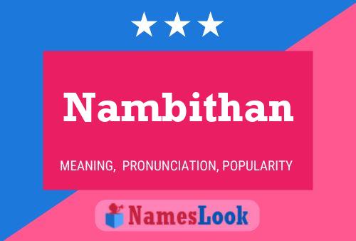 Nambithan Name Poster