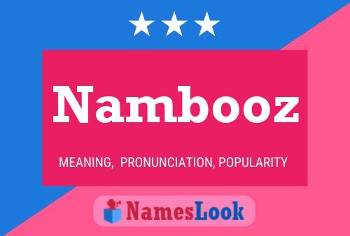 Nambooz Name Poster