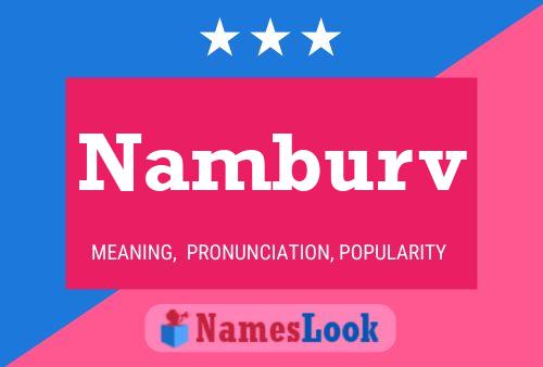 Namburv Name Poster