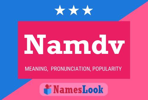 Namdv Name Poster