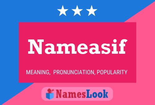 Nameasif Name Poster