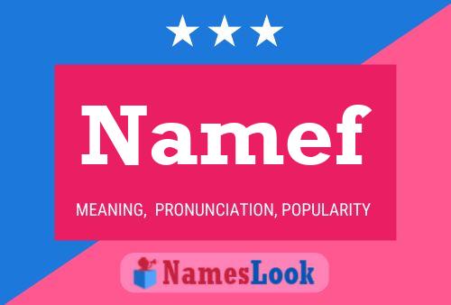 Namef Name Poster