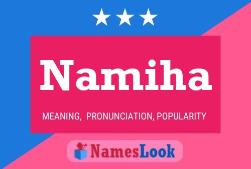 Namiha Name Poster