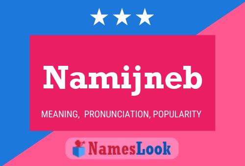 Namijneb Name Poster