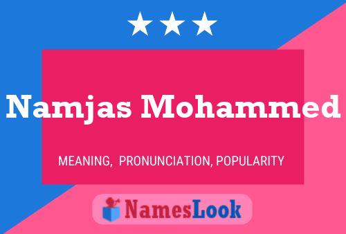 Namjas Mohammed Name Poster