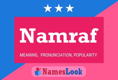 Namraf Name Poster