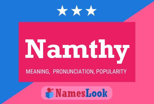 Namthy Name Poster