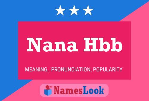 Nana Hbb Name Poster