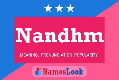 Nandhm Name Poster