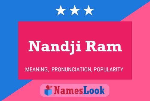 Nandji Ram Name Poster