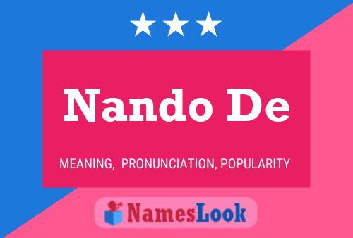 Nando De Name Poster