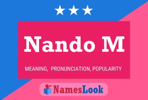 Nando M Name Poster