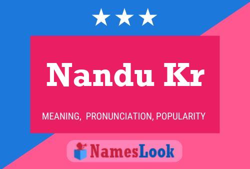 Nandu Kr Name Poster