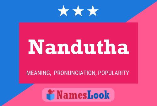 Nandutha Name Poster