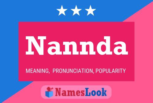 Nannda Name Poster