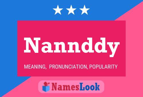 Nannddy Name Poster