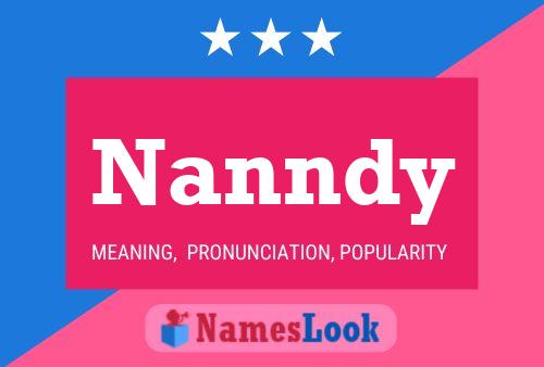 Nanndy Name Poster