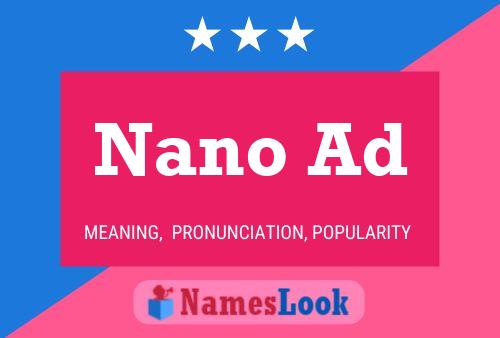 Nano Ad Name Poster