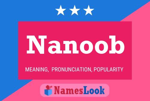 Nanoob Name Poster