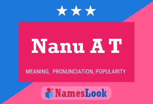 Nanu A T Name Poster