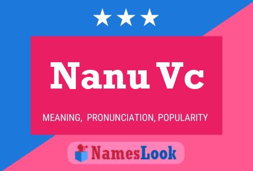 Nanu Vc Name Poster