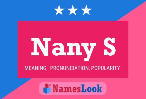 Nany S Name Poster