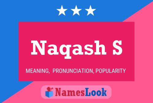 Naqash S Name Poster