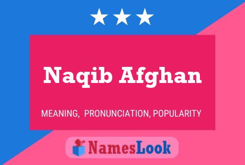 Naqib Afghan Name Poster