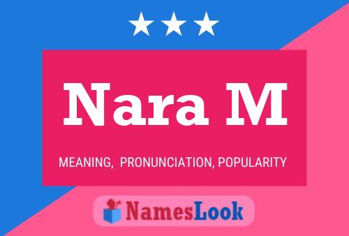 Nara M Name Poster