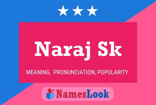 Naraj Sk Name Poster