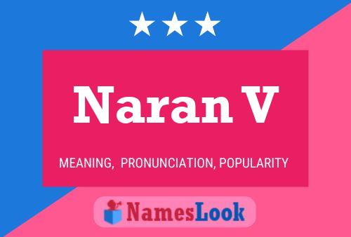 Naran V Name Poster