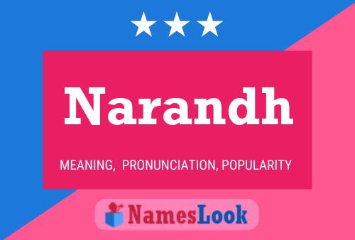 Narandh Name Poster