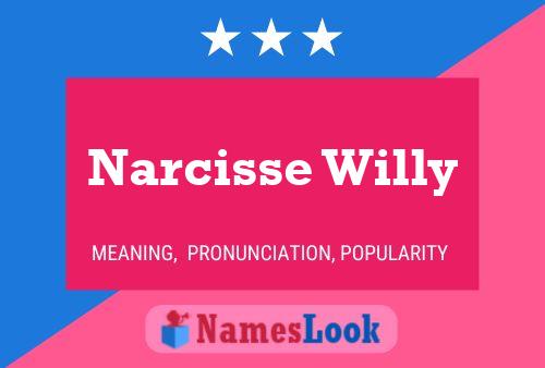 Narcisse Willy Name Poster