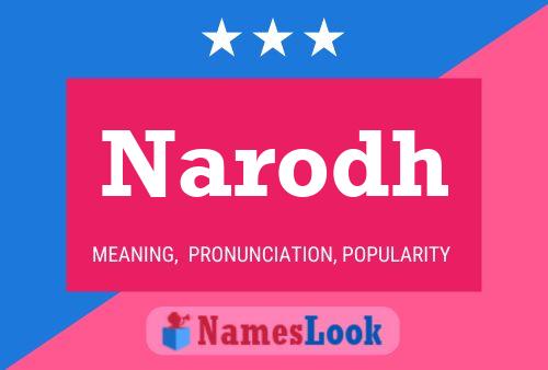 Narodh Name Poster