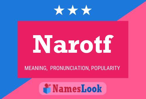 Narotf Name Poster