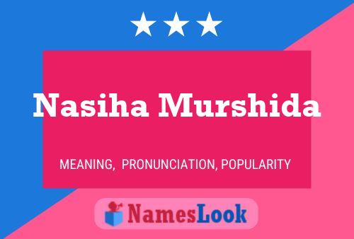 Nasiha Murshida Name Poster