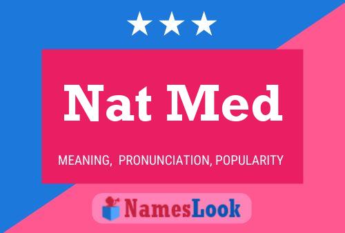 Nat Med Name Poster