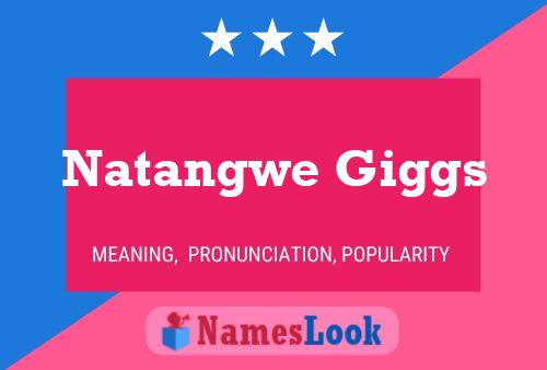 Natangwe Giggs Name Poster