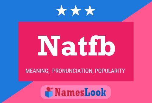 Natfb Name Poster