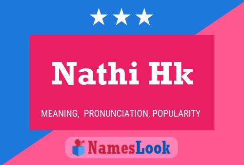 Nathi Hk Name Poster