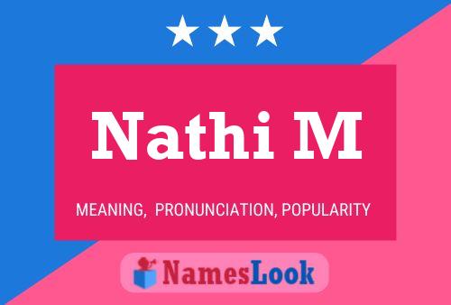 Nathi M Name Poster