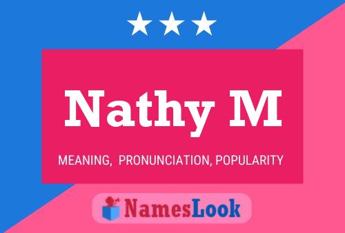 Nathy M Name Poster