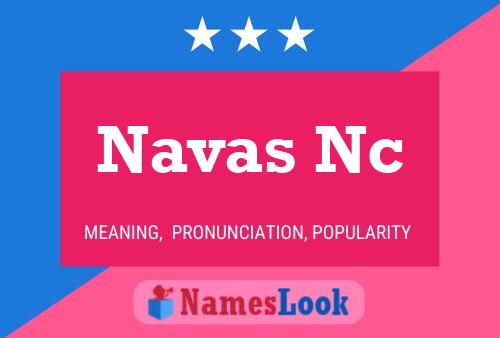 Navas Nc Name Poster