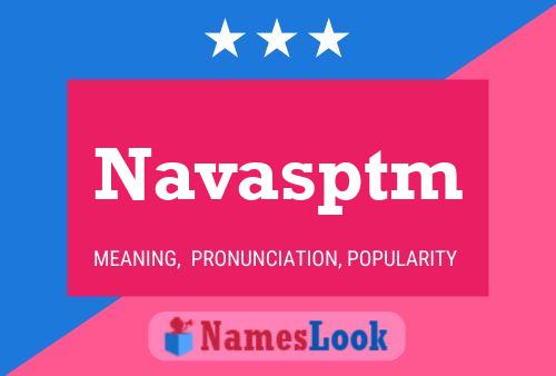 Navasptm Name Poster