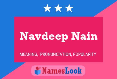 Navdeep Nain Name Poster